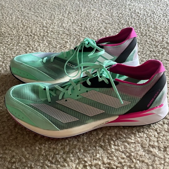 adidas Shoes - ADIZERO ADIOS 7 (flat) used twice!